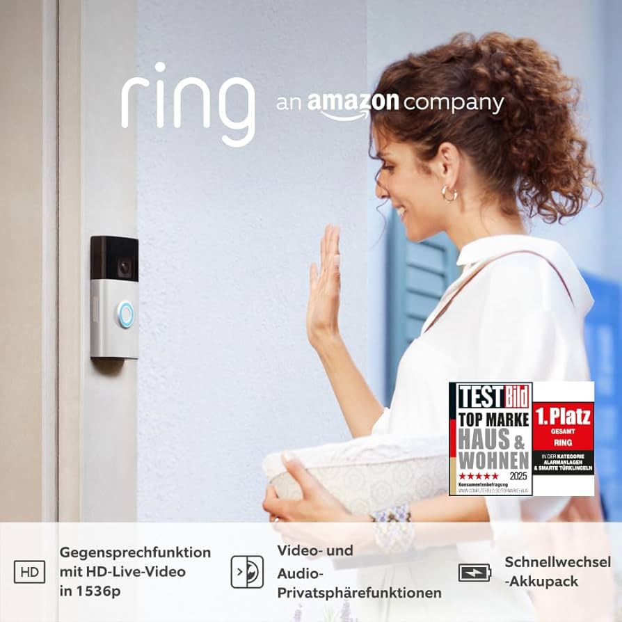 新品未開封 アマゾン Ring Battery Doorbell Plus Ring Doorbell Plus バッテリーモデル - 電源工事不要なスマホ